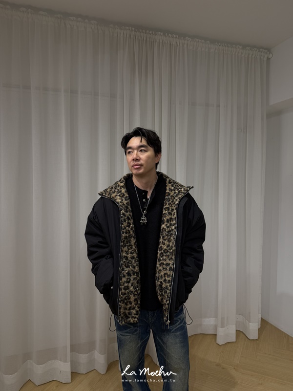 羔毛雙面穿豹紋外套